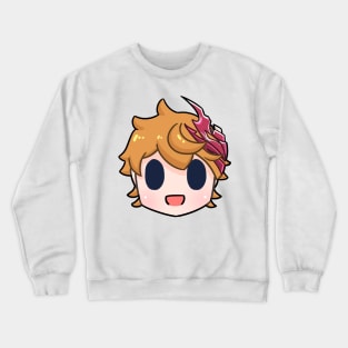 Genshin impact Childe Tartaglia chibi head Crewneck Sweatshirt